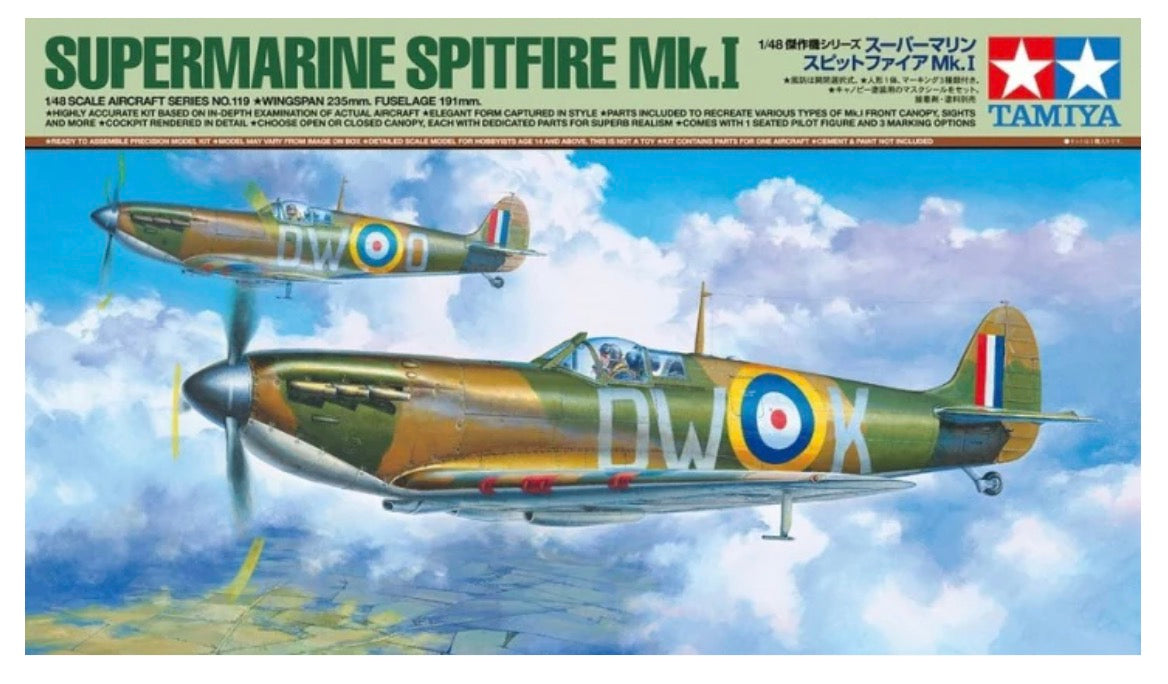 Tamiya 61119 Supermarine Spitfire Mk.I