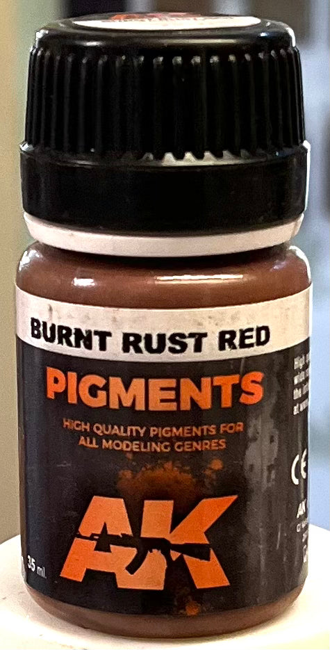 AK144 Pigments Burnt Rust Red