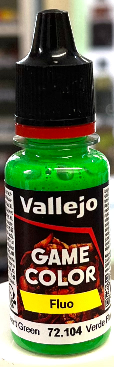 Vallejo Game Color 72.104 Fluorescent Green