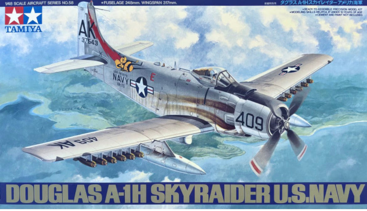 *Pre-Owned* Tamiya 61058 Douglas A-1H Skyraider