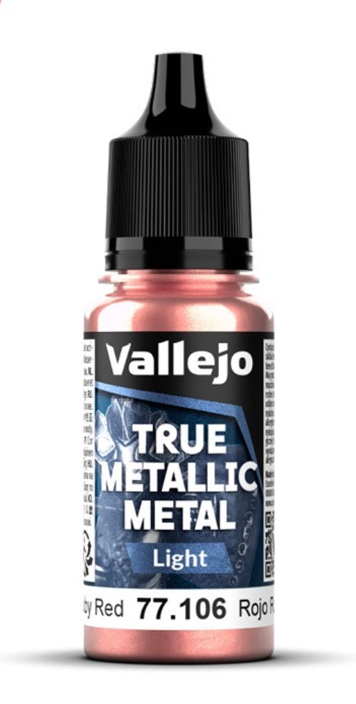 Vallejo True Metallic Metal 77.106 Ruby Red