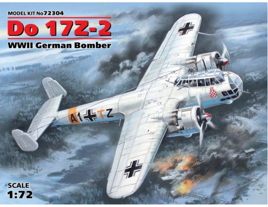 ICM 72304 Do 17Z-2 WWII German Bomber