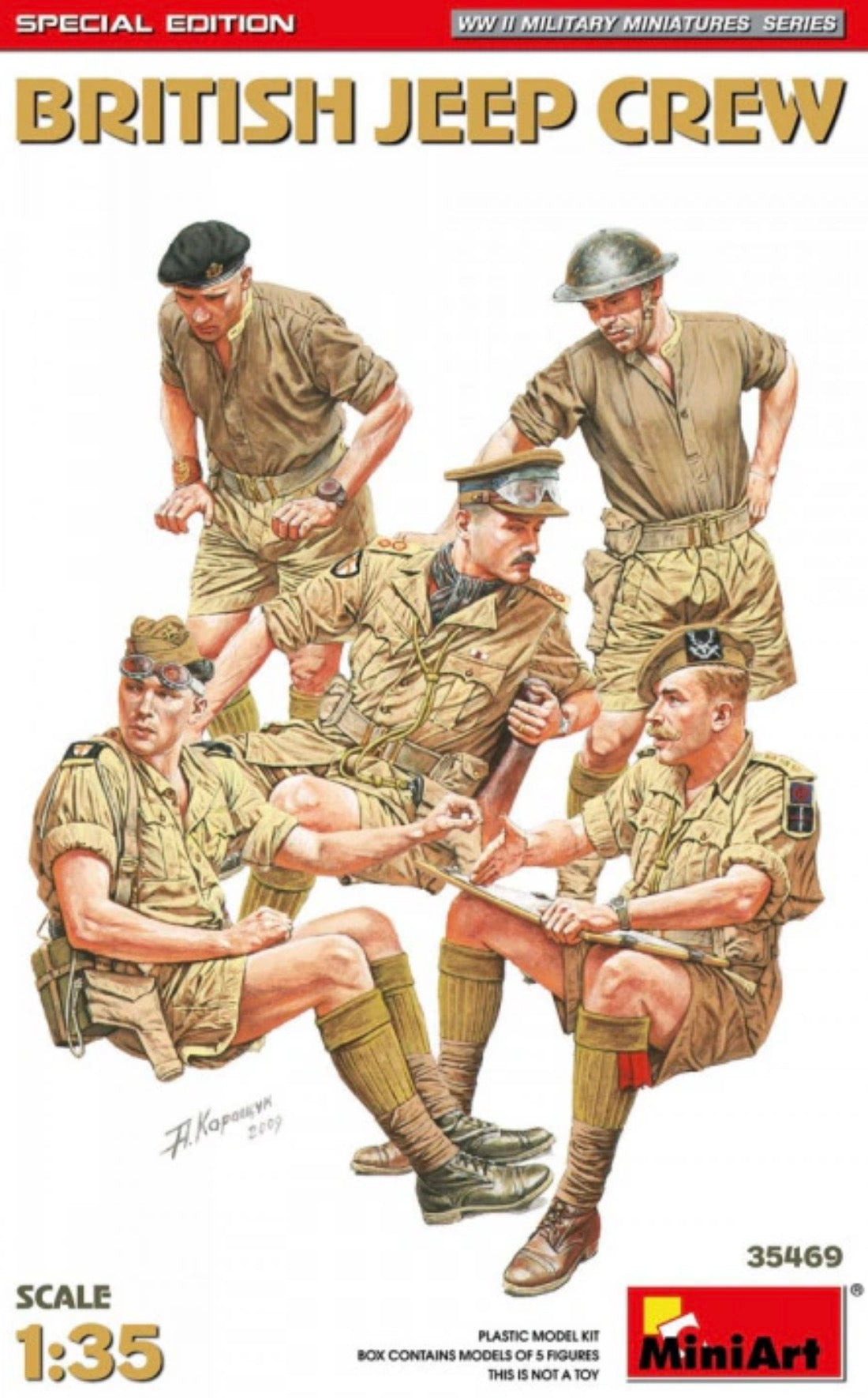 Miniart 35469 British Jeep Crew