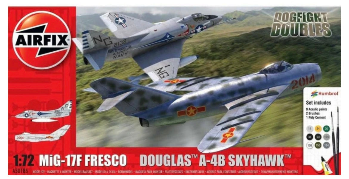 Airfix A50185 MiG-17F Fresco & Douglas A-4B Skyhawk