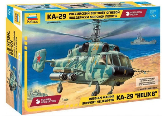 Zvezda 7221 Russian Marine Support Helicopter ‘Helix B’