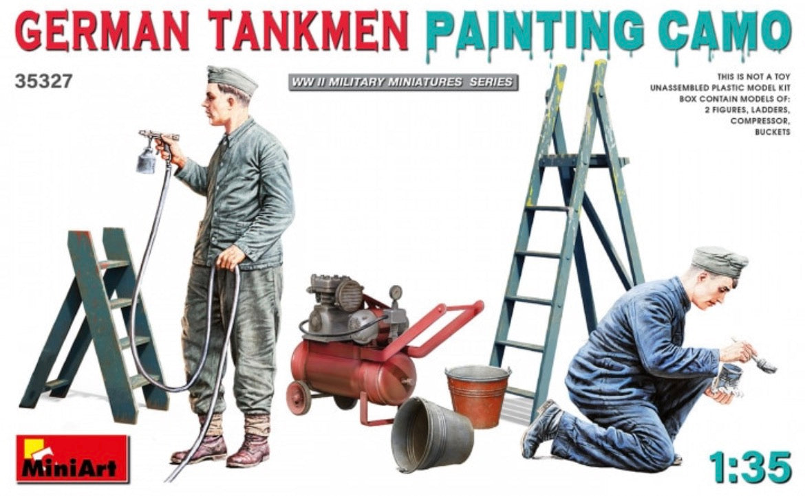 Miniart 35327 German Tankmen Painting Camo
