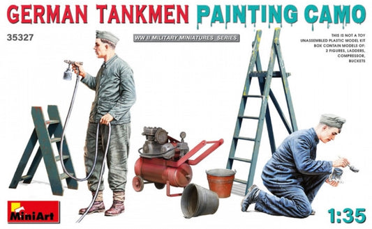 Miniart 35327 German Tankmen Painting Camo