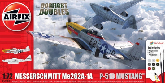 Airfix A50183 Messerschmitt Me262A-1A & P-51D Mustang
