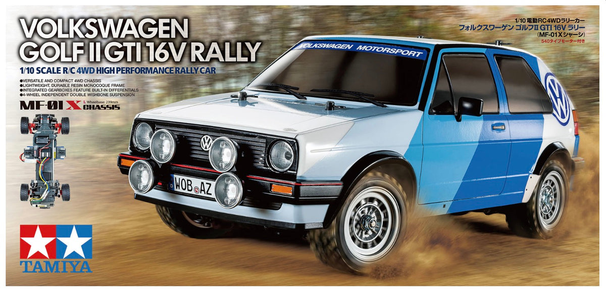 Tamiya 58714 RC Golf MK2 GTI 16 Rally