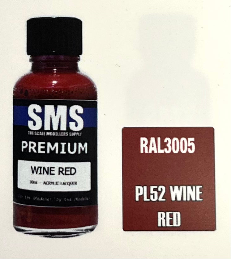 SMS PL52 Wine Red