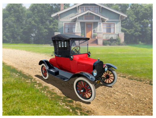 ICM 35831 Ford Model T Runabout 1918 American Passenger Car