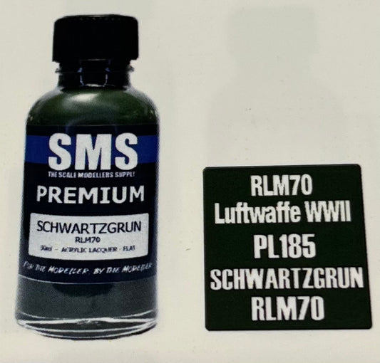 SMS PL185 Schwartzgrun RLM70