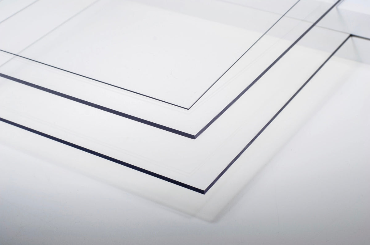 Maquett 606-01 Polycarbonate Clear Sheet 194mm X 320mm X 1.00mm Thickness