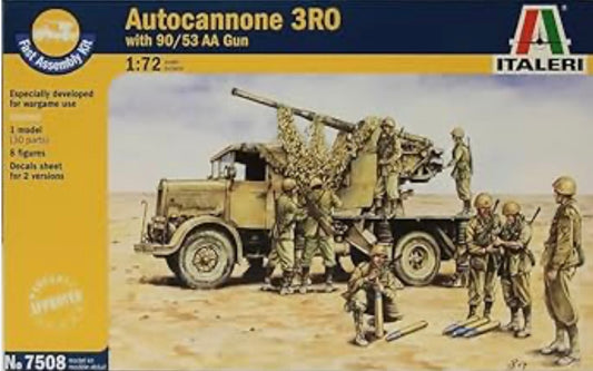 Italeri No.7508 Autocannone 3RO with 90/53 AA Gun