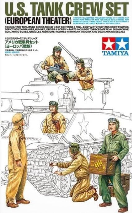 Tamiya 35347 US Tank Crew Set (European Theatre)