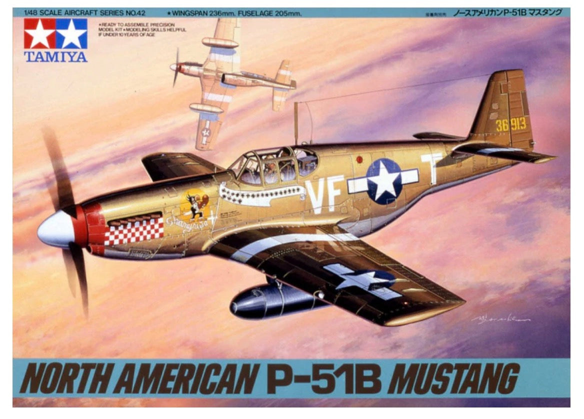 Tamiya 61042 North American P-51B Mustang