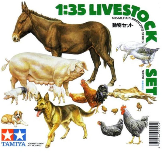 Tamiya 35128 Livestock Set