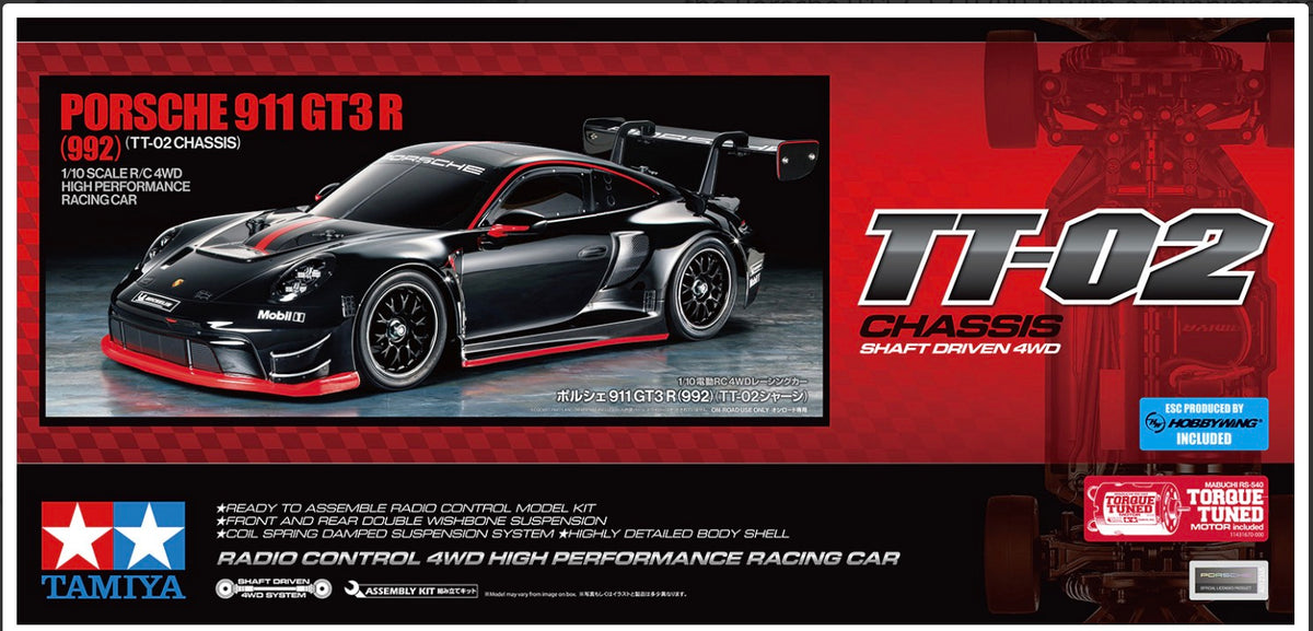 Tamiya 58745 RC Porsche 911 GT3 R (992)