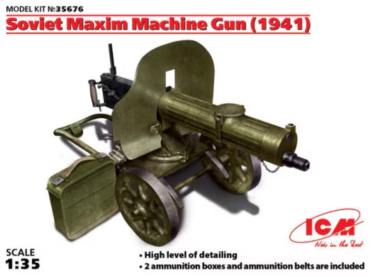 ICM 35676 Soviet Maxim Machine Gun (1941)