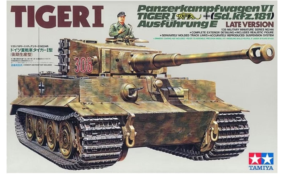 Tamiya 35146 Tiger I (Late Version)