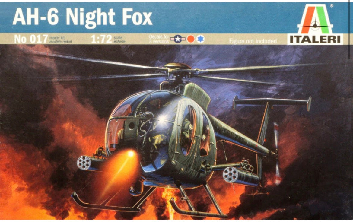 Italeri 017 AH-6 Night Fox