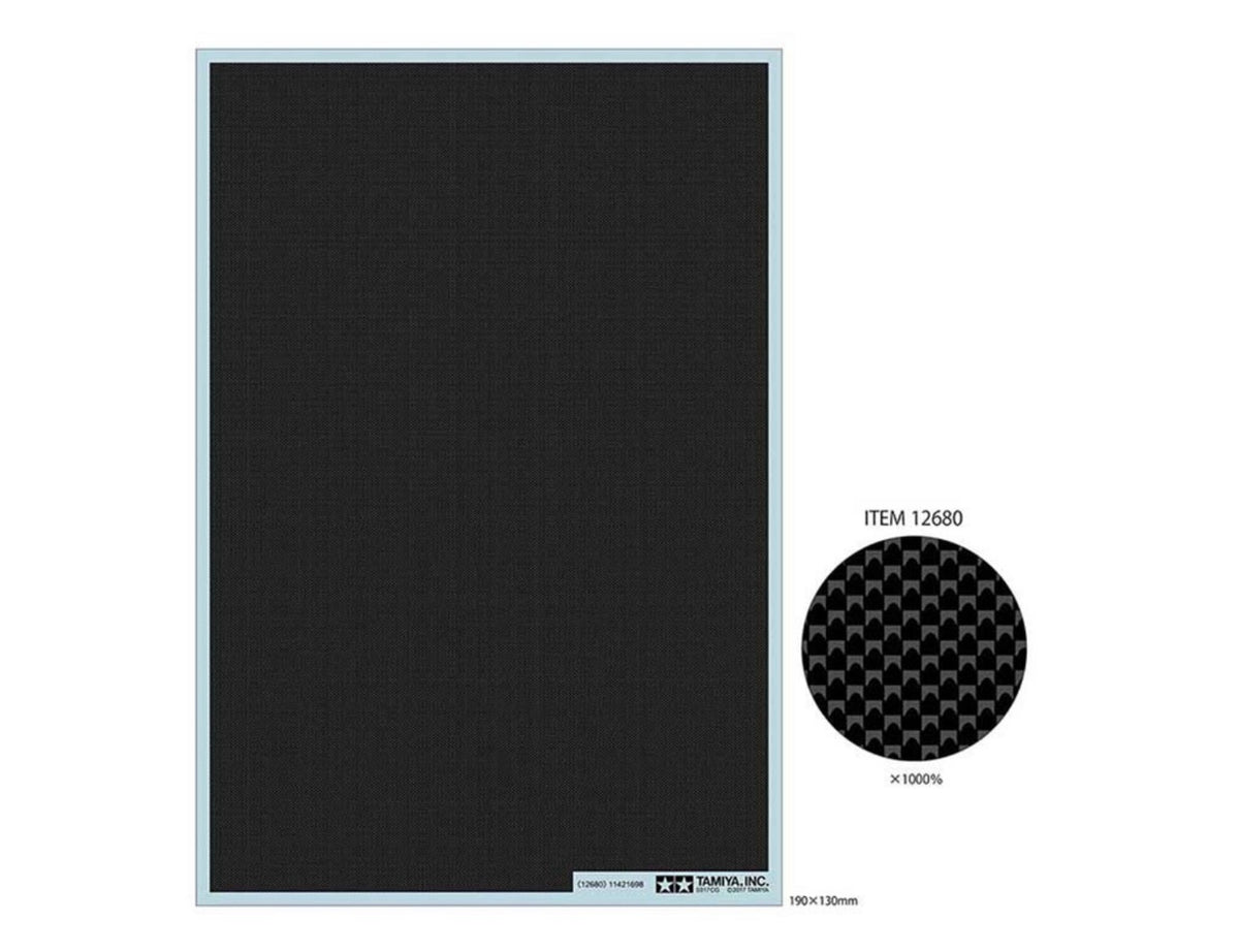 Tamiya 12680 1/24 Carbon Fibre Decal (Plain Weave/Extra Fine)