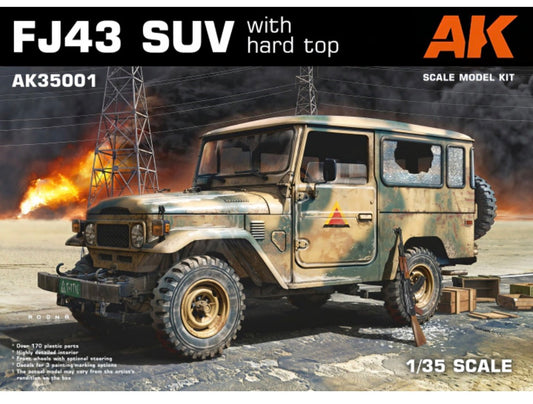 AK Interactive AK35001 FJ43 SUV with Hard Top