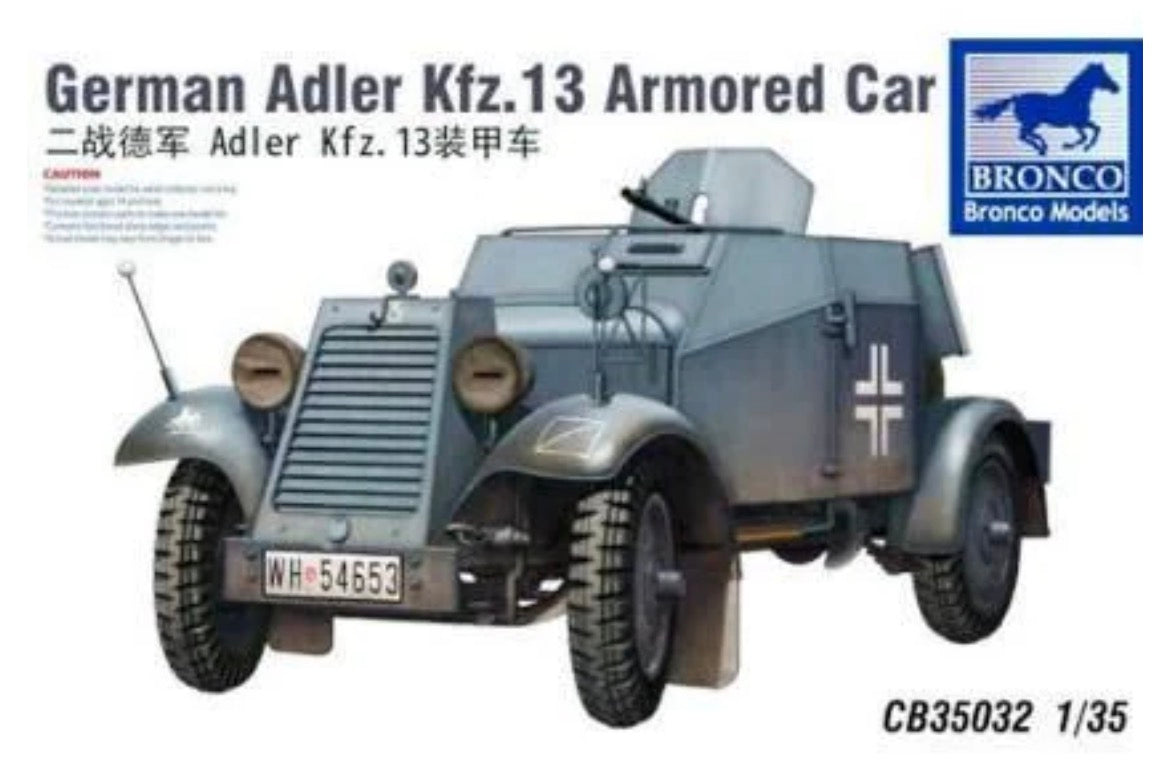 Bronco CB-35032 German Adler Kfz.13 Armoured Car