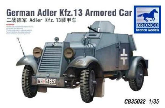 Bronco CB-35032 German Adler Kfz.13 Armoured Car