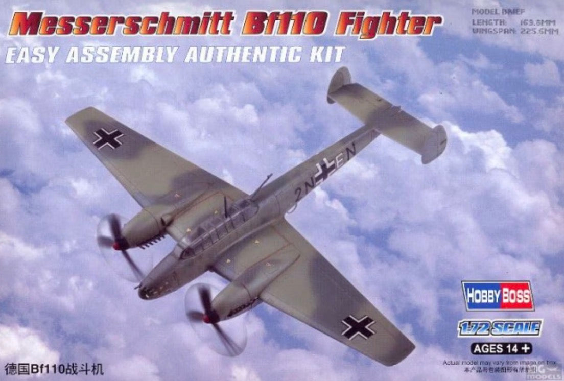 Hobbyboss 80292 Messerschmitt Bf110 Fighter