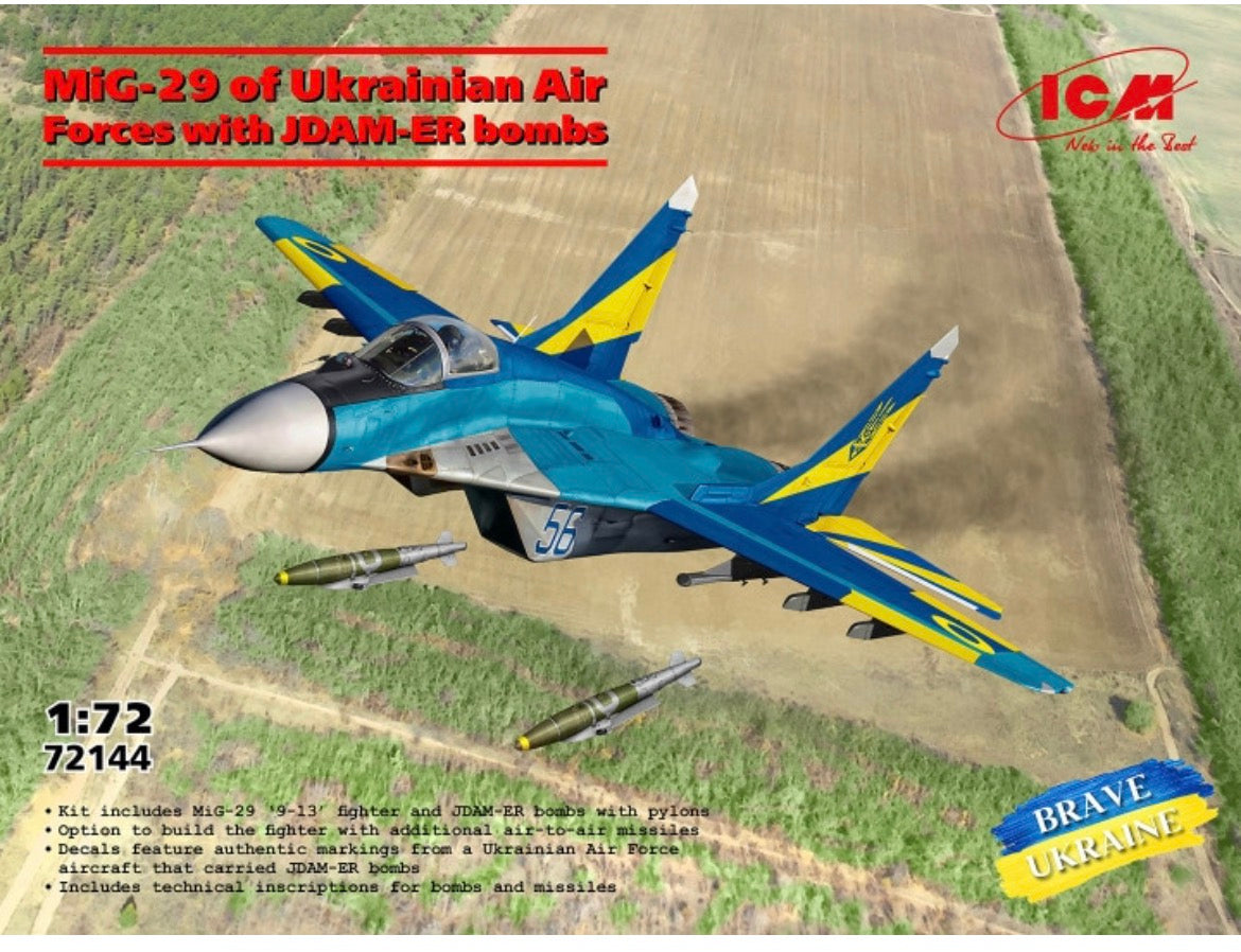 ICM 72144 MiG-29 with IDAM-ER bombs