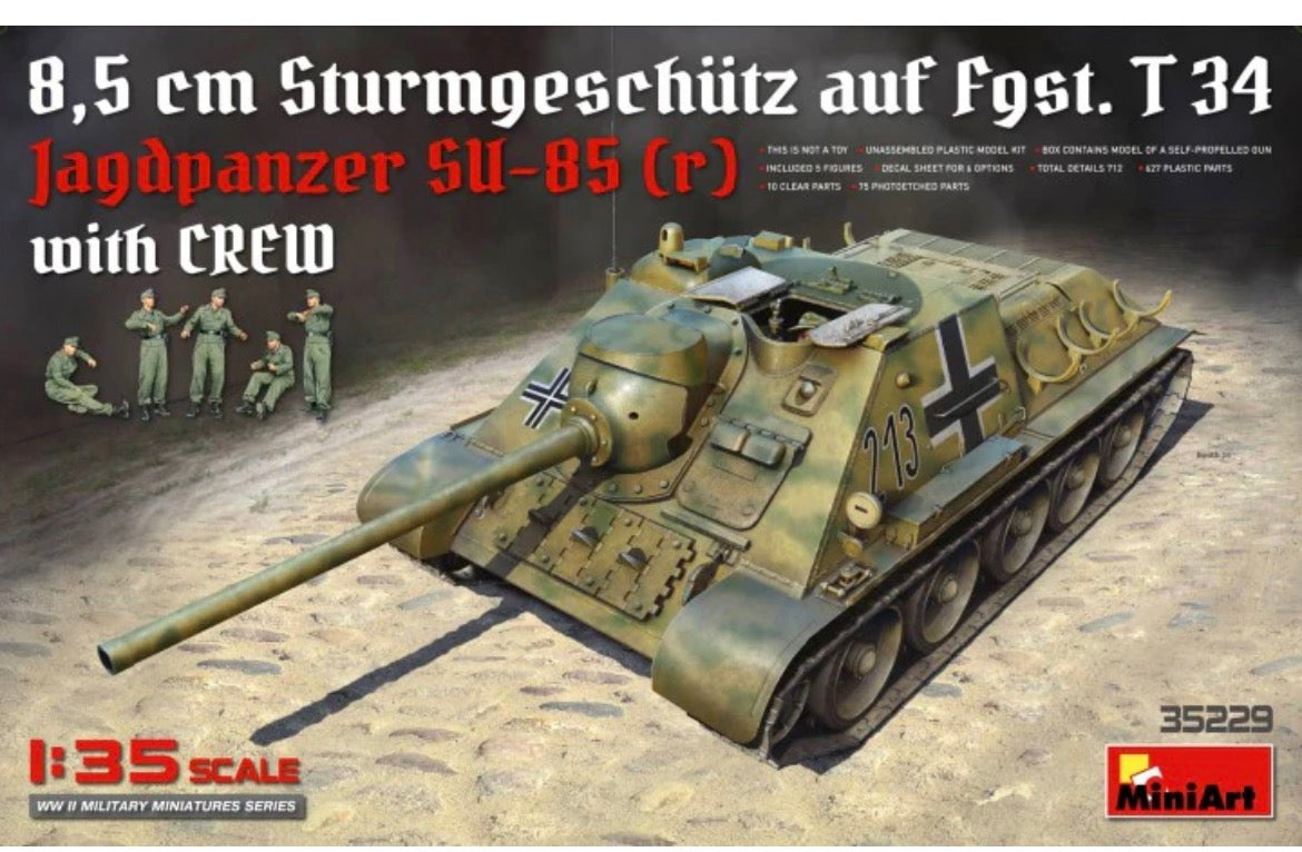 Miniart 35229 Jagdpanzer SU-85 (r)