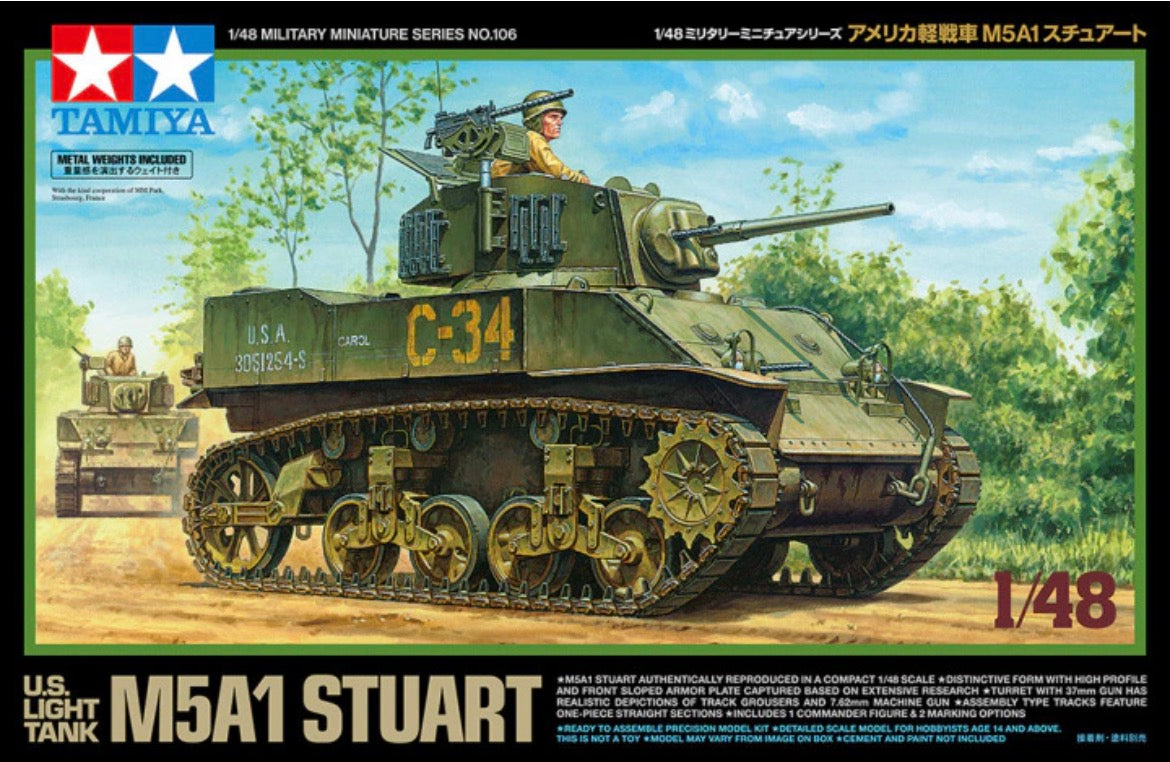 Tamiya 32606 M5A1 Stuart
