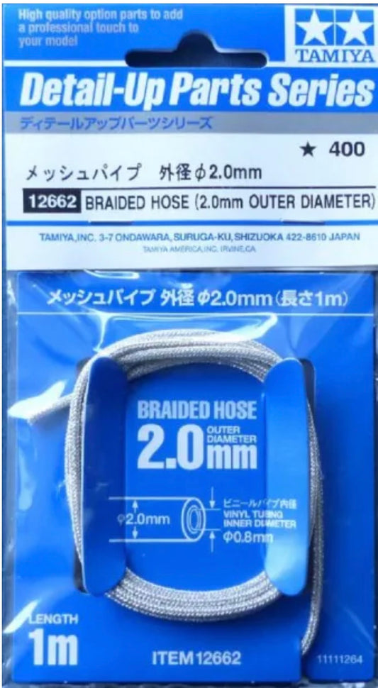 Tamiya 12662 Braided Hose (2.0mm)