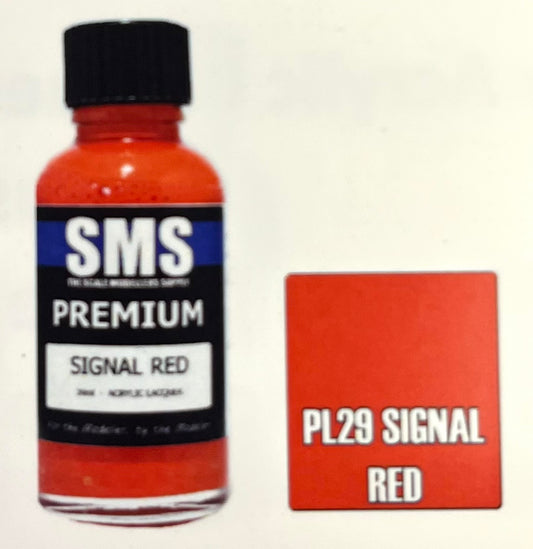 SMS PL29 Signal Red