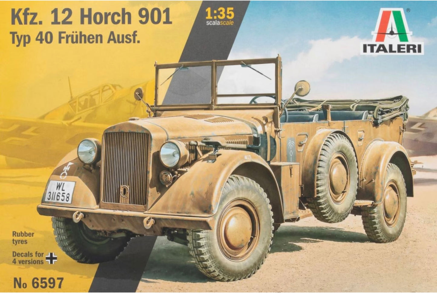 Italeri No.6597 Kfz.12 Horch 901