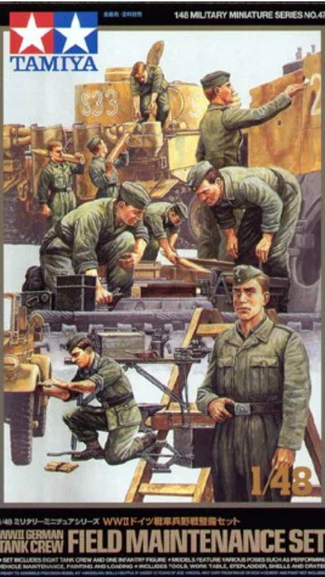 Tamiya 32547 WWII German Tank Crew Field Maintenance Set