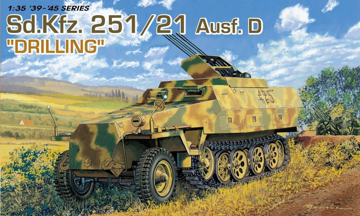 *Pre-Owned* Dragon 6217 Sd.Kfz.251/21 Ausf.D “Drilling”