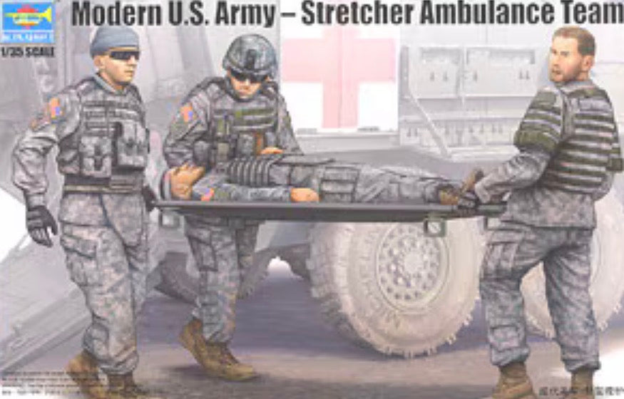 Trumpeter 00430 Modern US Army - Stretcher Ambulance Team