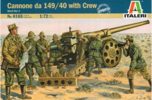 Italeri No.6165 Italian Cannone da 149/40 with crew
