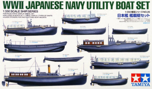 Tamiya 78026 WWII Japanese Navy Utility Boat Set