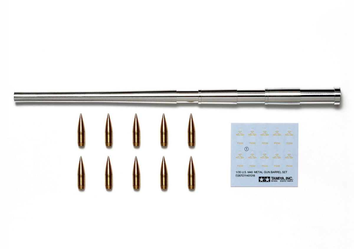Tamiya 12670 1/35 U.S. M40 Metal Gun Barrel