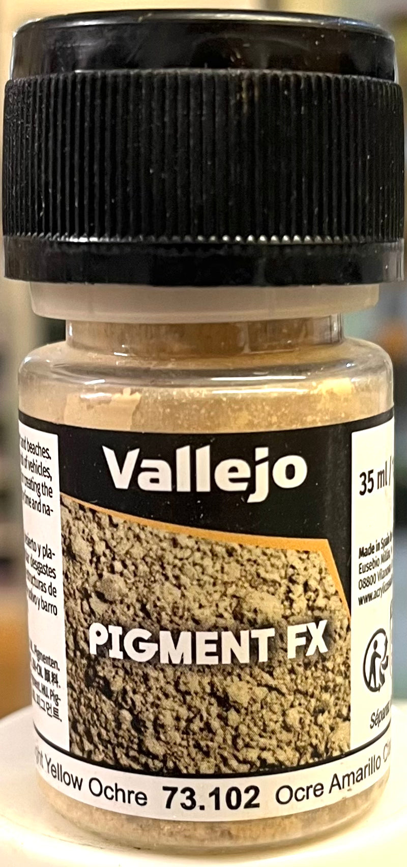 Vallejo Pigment FX 73.102 Light Yellow Ochre