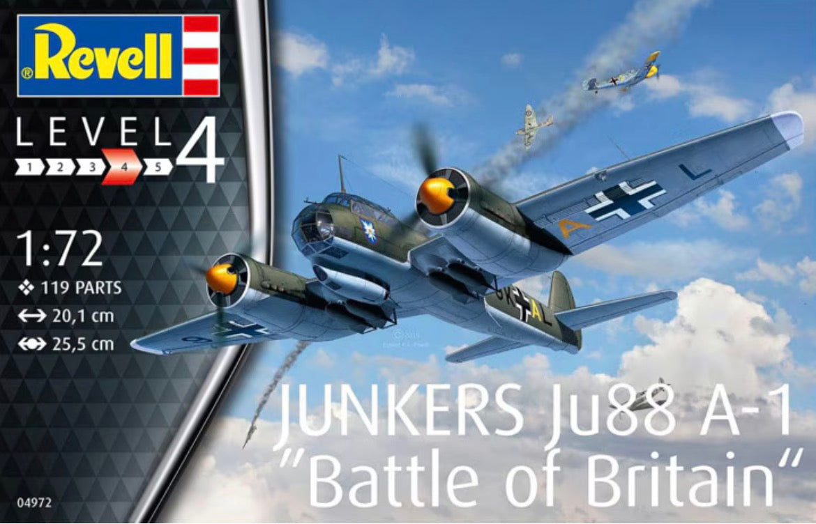*Pre-Owned* Revell 04972 Junkers JU88 A1 “Battle of Britain”