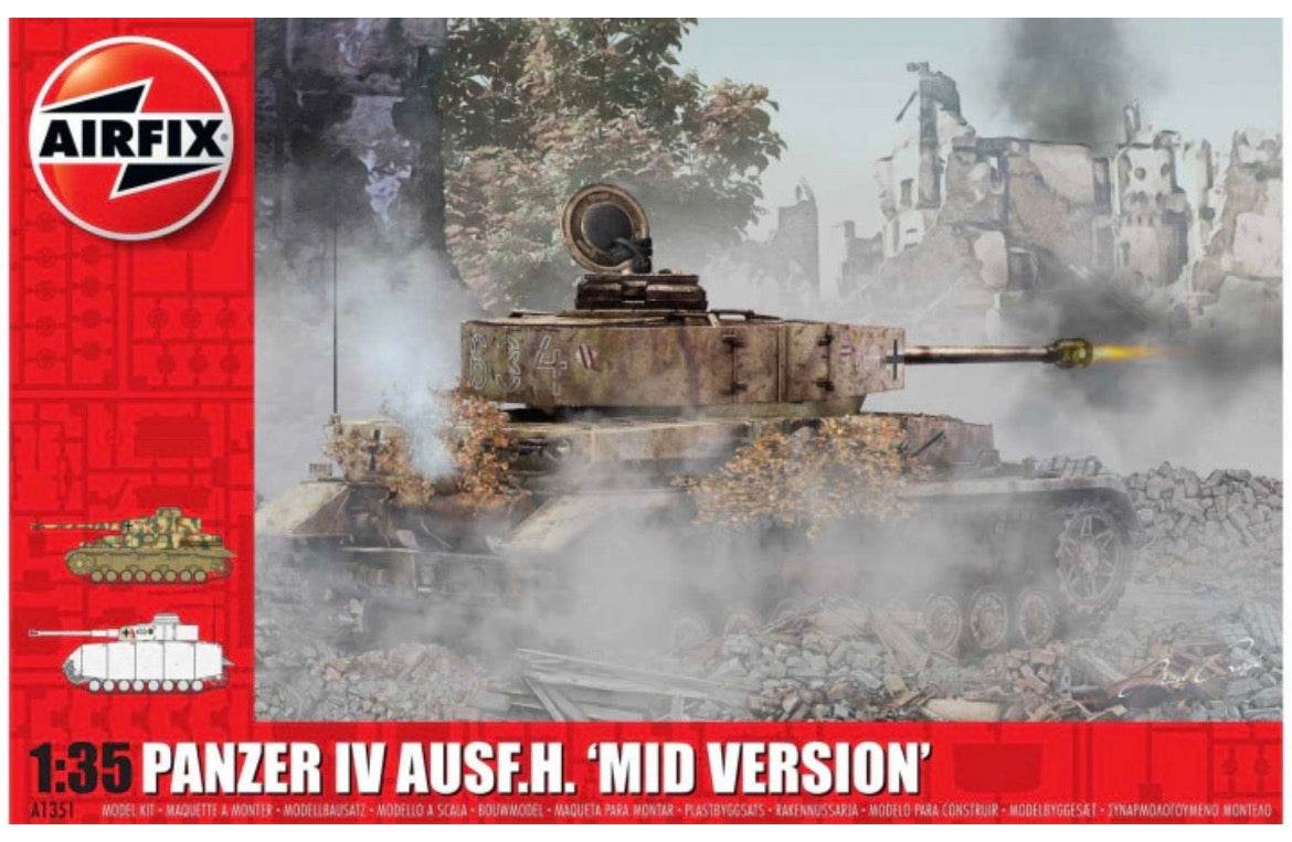 Airfix A1351 Panzer IV Ausf.H ‘Mid Version’