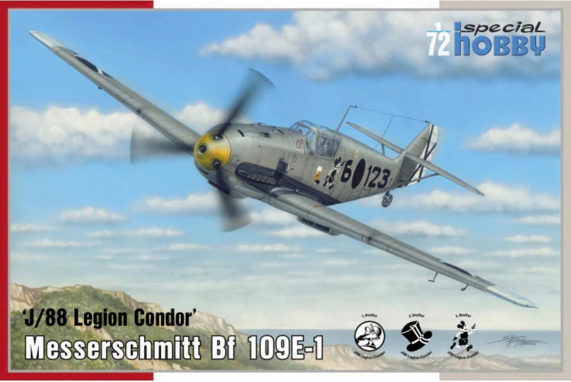 *Pre-Owned* Special Hobby 72459 Messerschmitt Bf109E-1 ‘J-88 Legion Condor’