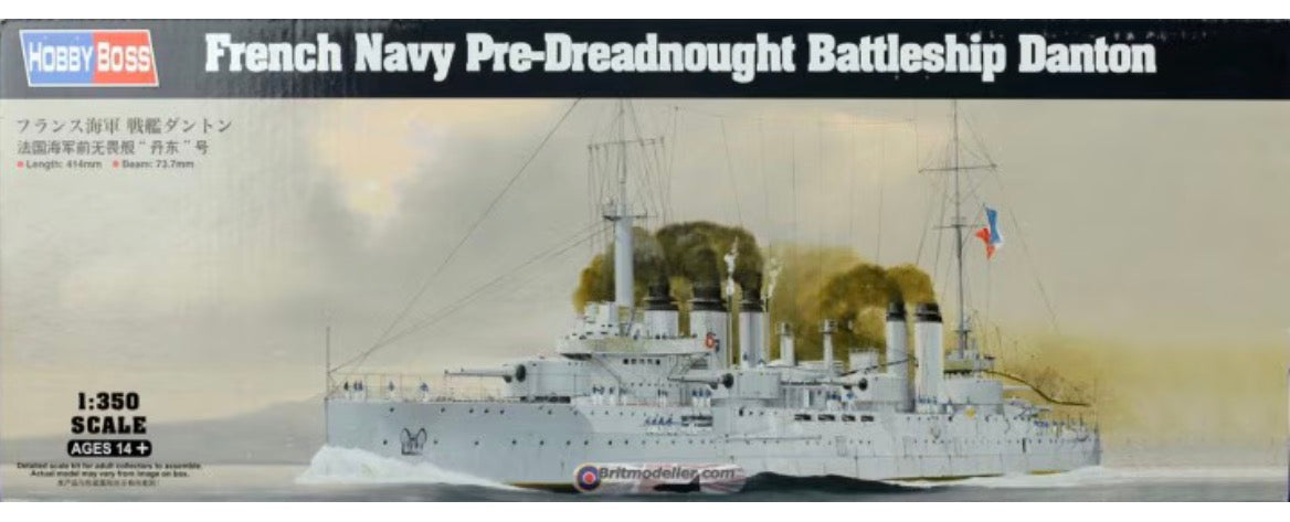 Hobbyboss 86503 French Navy Pre-Dreadnought Battleship Danton