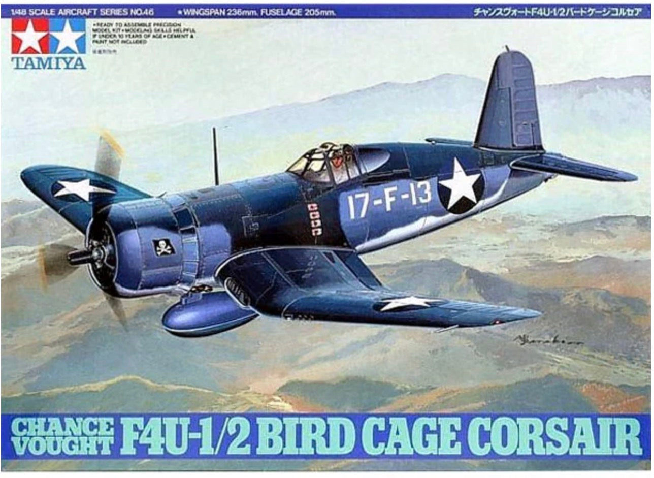 Tamiya 61046 F4U-1/2 Bird Cage Corsair