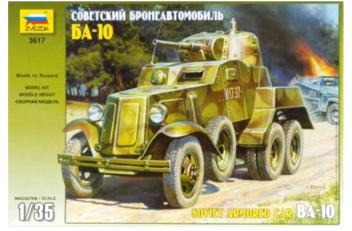 Zvezda 3617 Soviet Armoured Car BA-10
