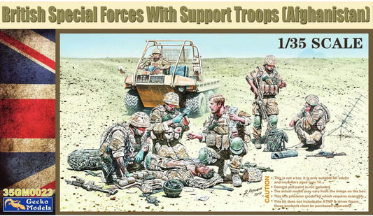 Gecko 35GM0023 British Special Forces With Support Troops (Afghanistan)